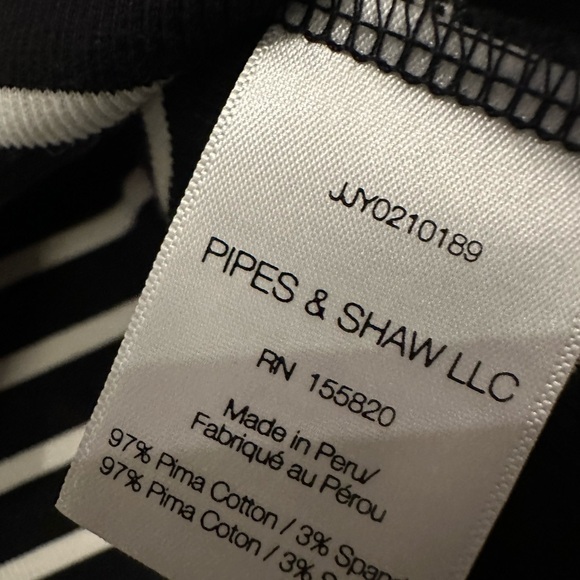 Veronica Beard Striped Long Sleeve Top - Picture 3 of 4